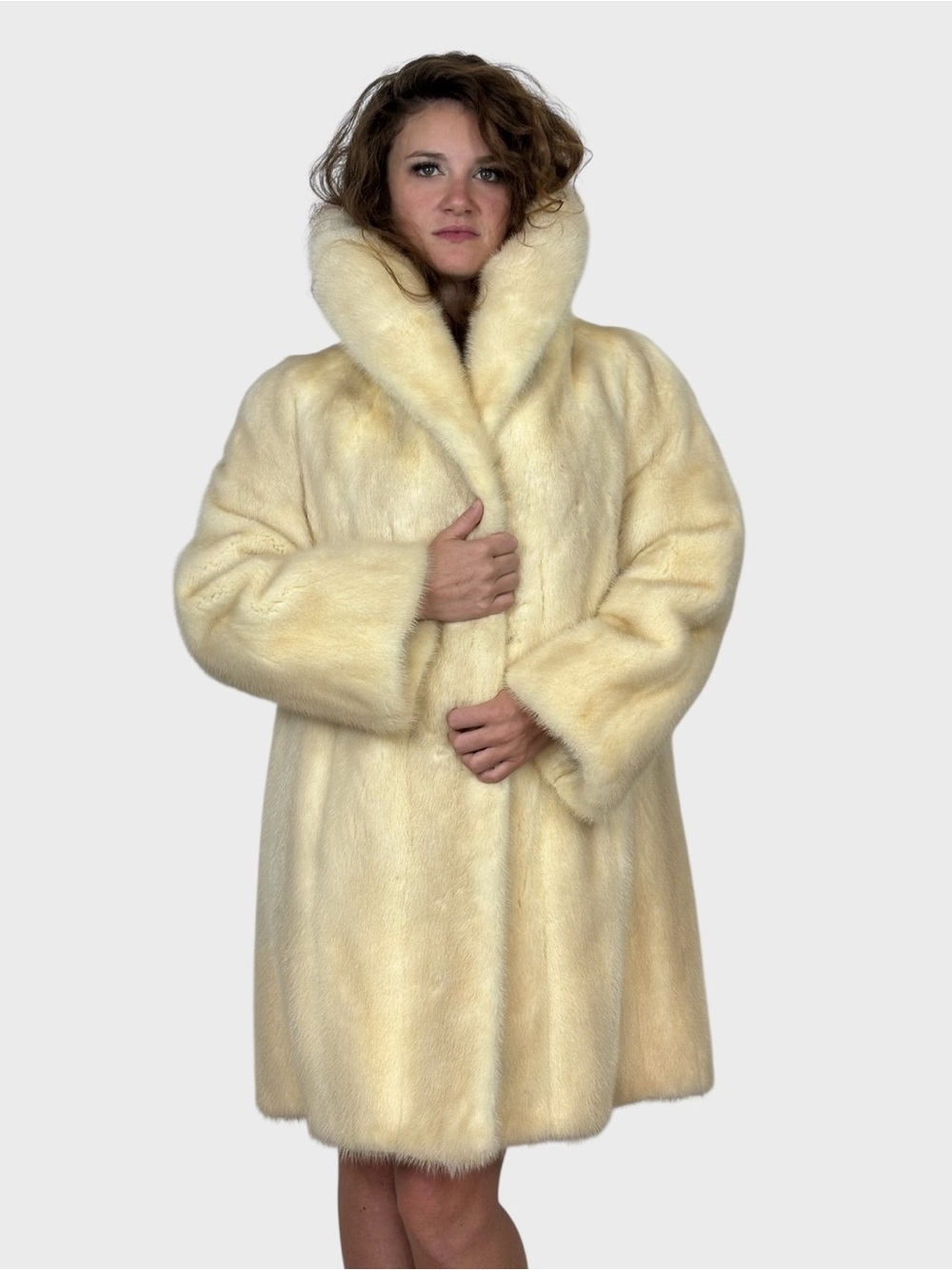 Brown shadow vintage mink jacket - Picture 5 of 5